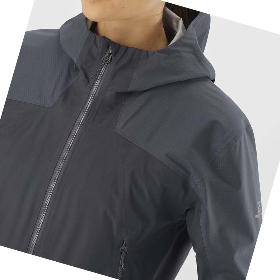 Chaquetas Salomon OUTLINE GORE-TEX WATERPROOF HYBRID Mujer Negros | MX 2486GSO